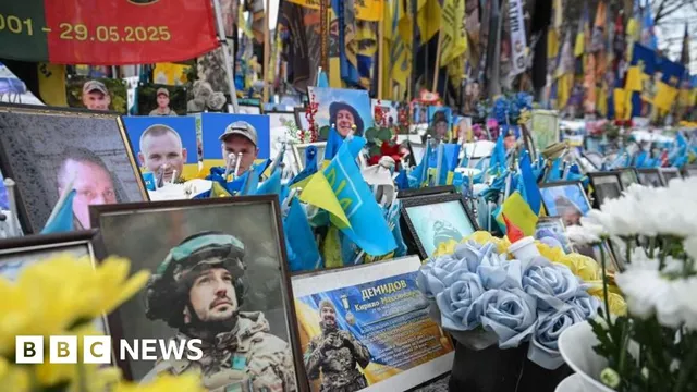 Ukraine mourns as war casualties reach staggering numbers