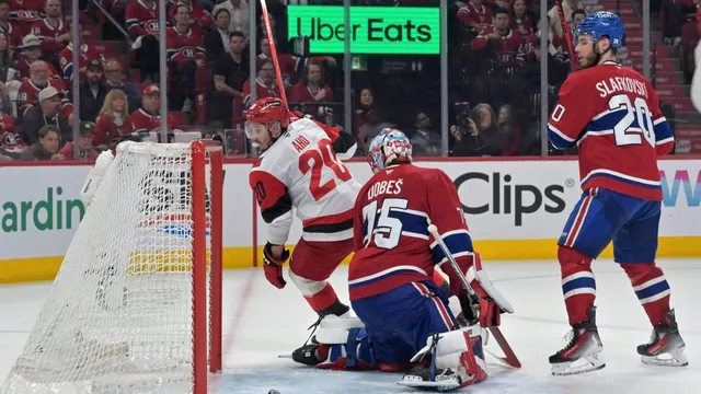 Canadiens struggle as Hurricanes lead playoff series 2-1