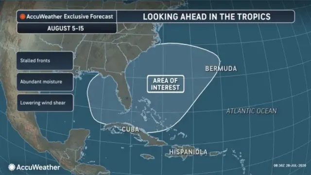 Tropical trouble looms near southeastern US as August approaches