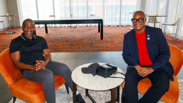 St. Kitts and Nevis Prime Minister Drew meets Deputy Prime Minister Hanley in Miami to discuss government work and UNGA81