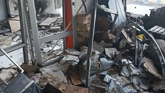 Russian strike destroys children's publishing house in Kyiv