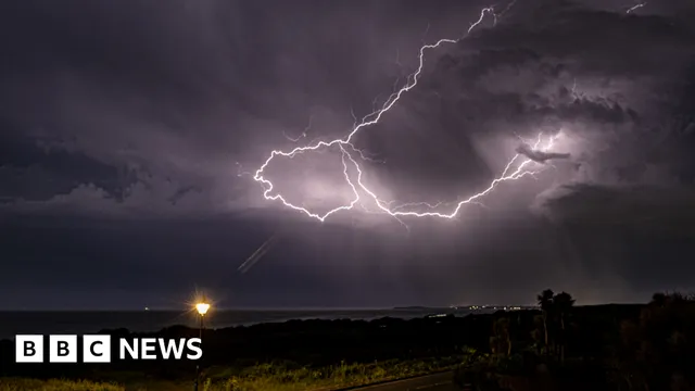 Homes evacuated in Leicestershire after lightning strikes cause fires