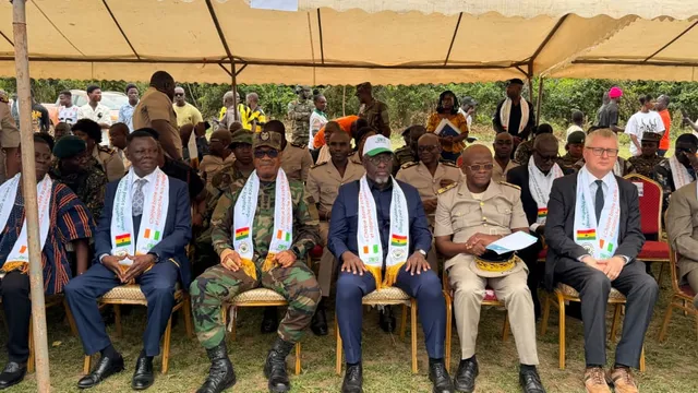 Ghana and Côte d’Ivoire commission 37 new boundary pillars to mark shared land border