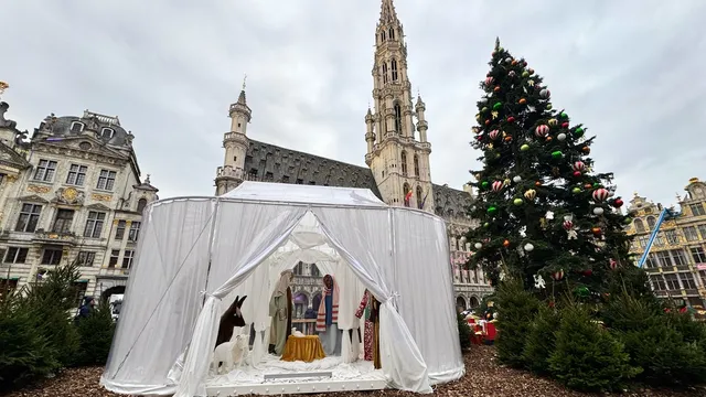 Infant Jesus figure stolen from Brussels Nativity scene amid controversy
