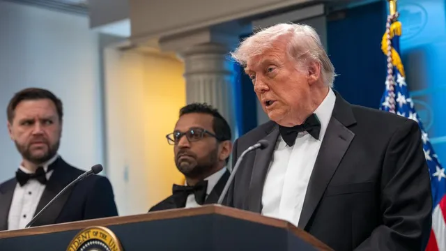 Trump returns to White House Correspondents' Dinner after assassination attempt