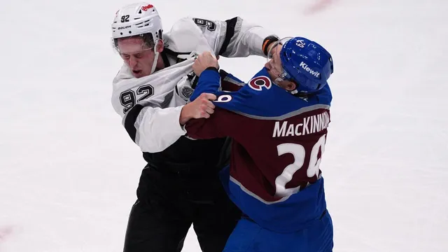 Nathan MacKinnon leads Colorado Avalanche to 8-4 victory over Los Angeles Kings in season opener
