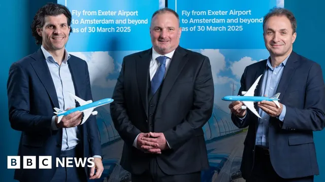 KLM finally brings back flights from Exeter to Amsterdam after five years