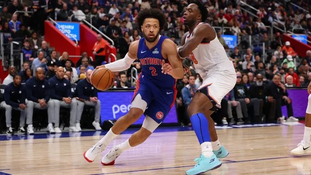 Pistons dominate Knicks and end their eight-game winning streak