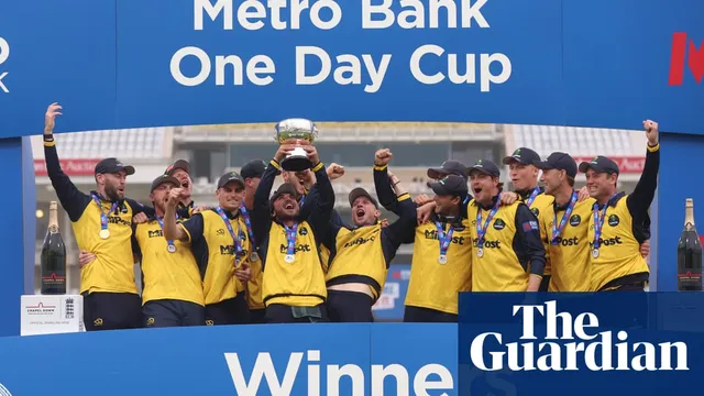 Glamorgan edges Somerset by 15 runs in One-Day Cup final