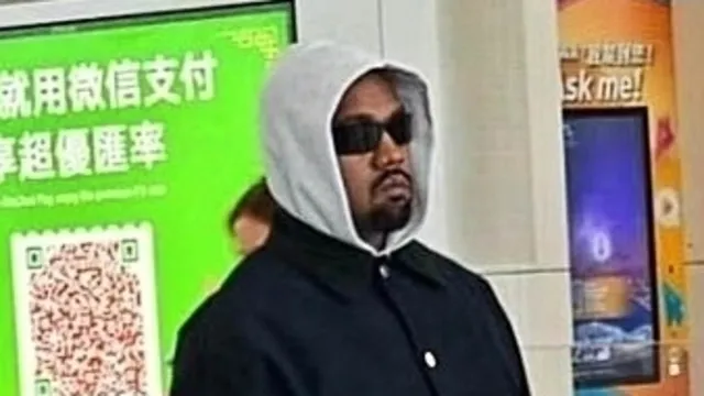Kanye West Arrives Alone at Hong Kong Airport for China Trip