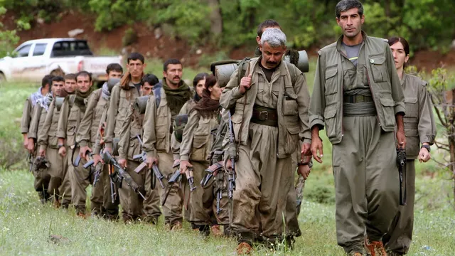 Kurdistan Workers Party withdraws from four camps in northern Iraq as part of peace process with Turkey