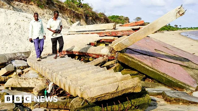 Kenyan Village at Risk from Rising Sea Levels