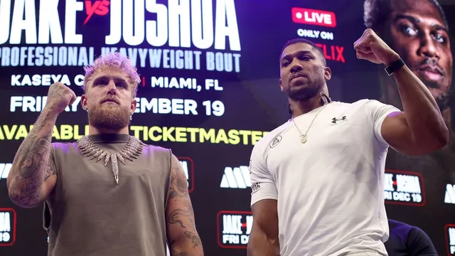 Jake Paul faces Anthony Joshua in a massive Netflix showdown