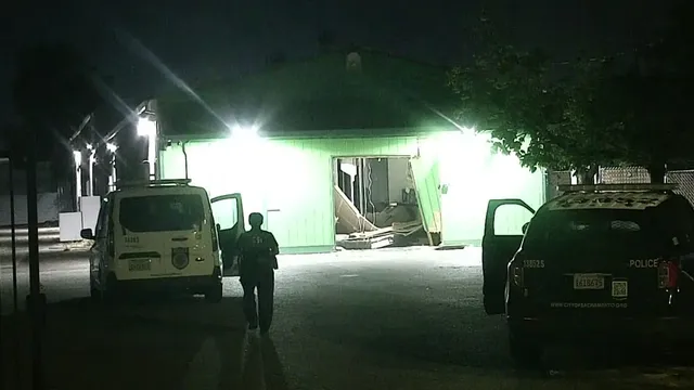 Vehicle crashes into marijuana facility during burglary