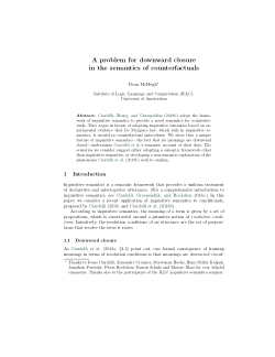 ESSLLI 2019 Proceedings Paper