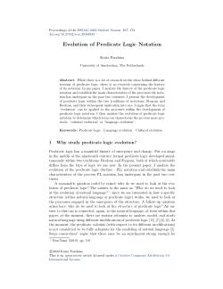 Parshina (2022), Evolution of Predicate Logic Notation