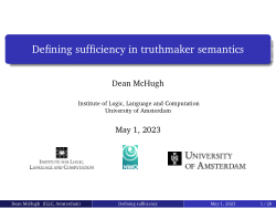 Imagining a different world: defining sufficiency in truthmaker semantics