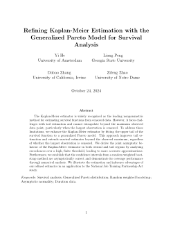 Refining Kaplan-Meier Estimation with the Generalized Pareto Model for Survival Analysis
