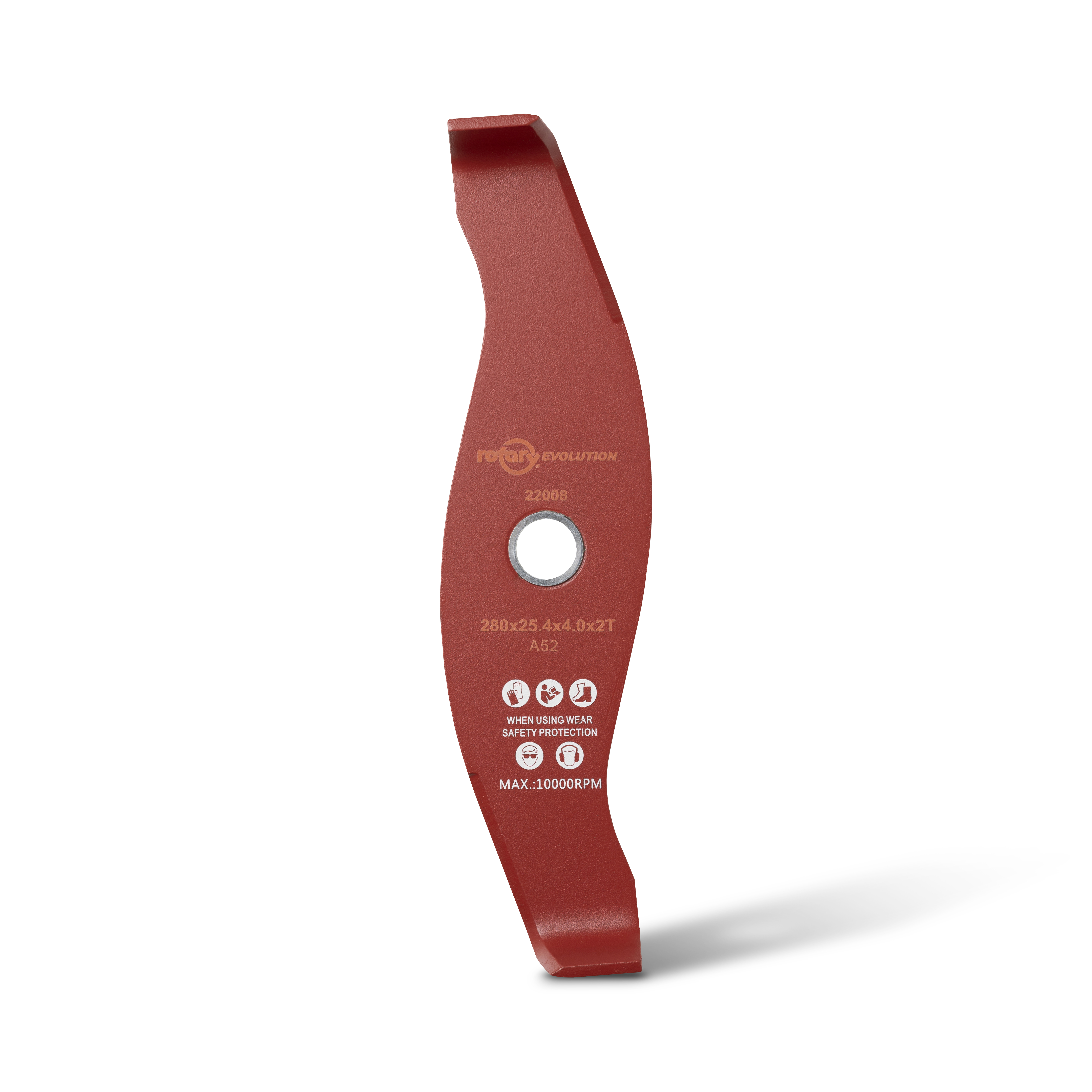 22008-UNIVERSAL BRUSHCUTTER BLADE 2-TOOTHED; S-SHAPE, 90 DEGREES ANGLED