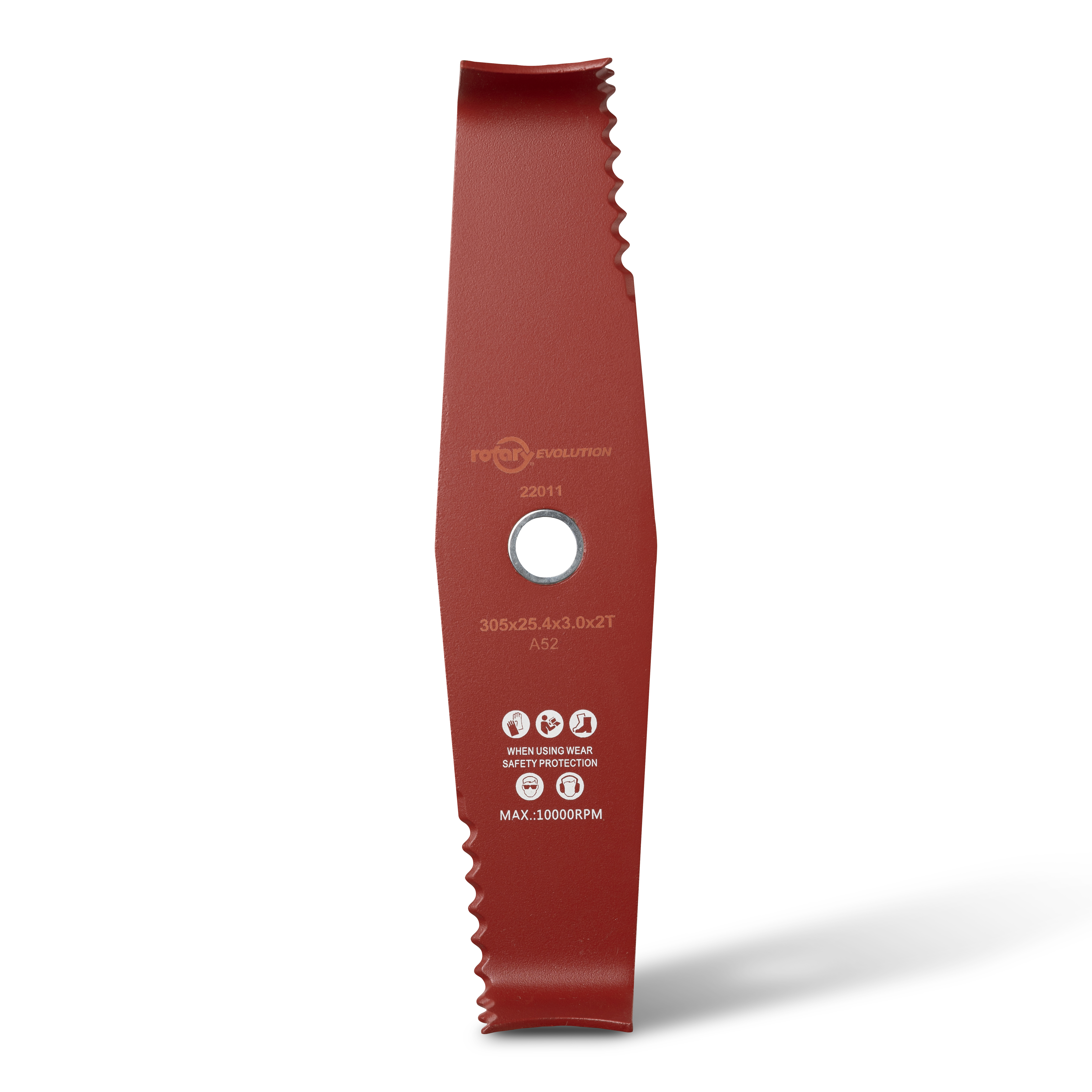 22011-UNIVERSAL BRUSHCUTTER BLADE 2-TOOTHED; S-SHAPE, 90 DEGREES ANGLED