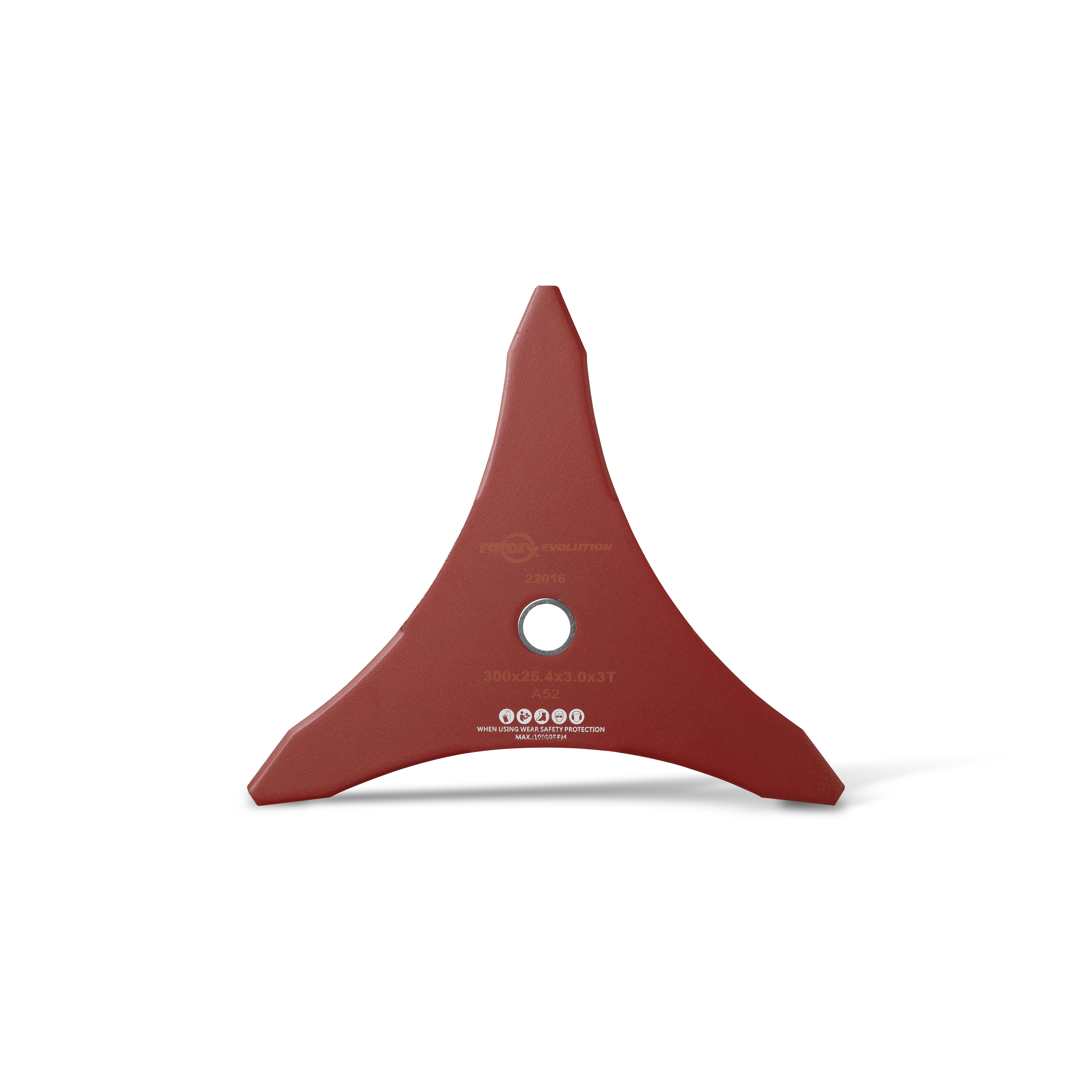 22016-UNIVERSAL BRUSHCUTTER BLADE 3-TOOTHED, FLAT