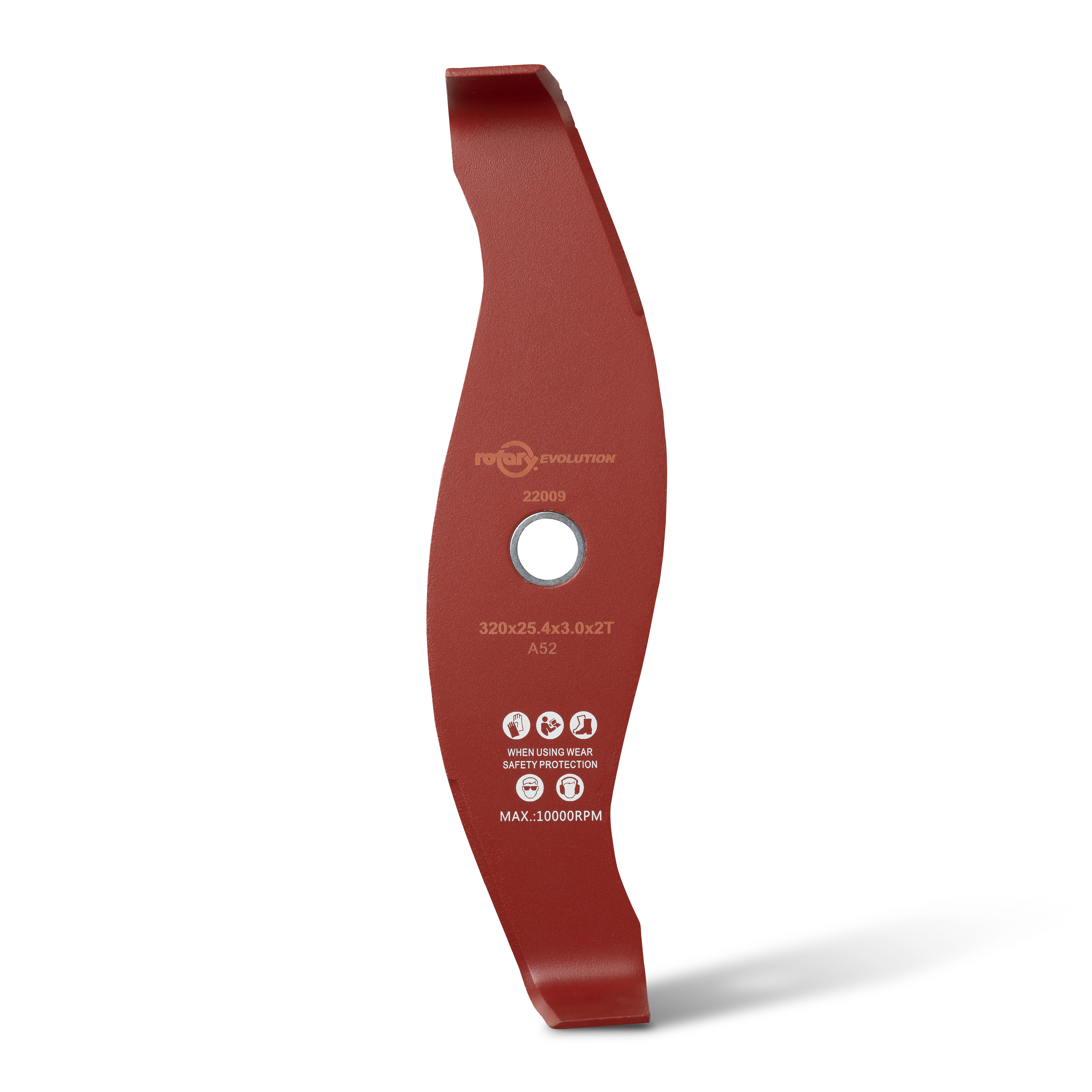 22009-UNIVERSAL BRUSHCUTTER BLADE 2-TOOTHED; S-SHAPE, 90 DEGREES ANGLED