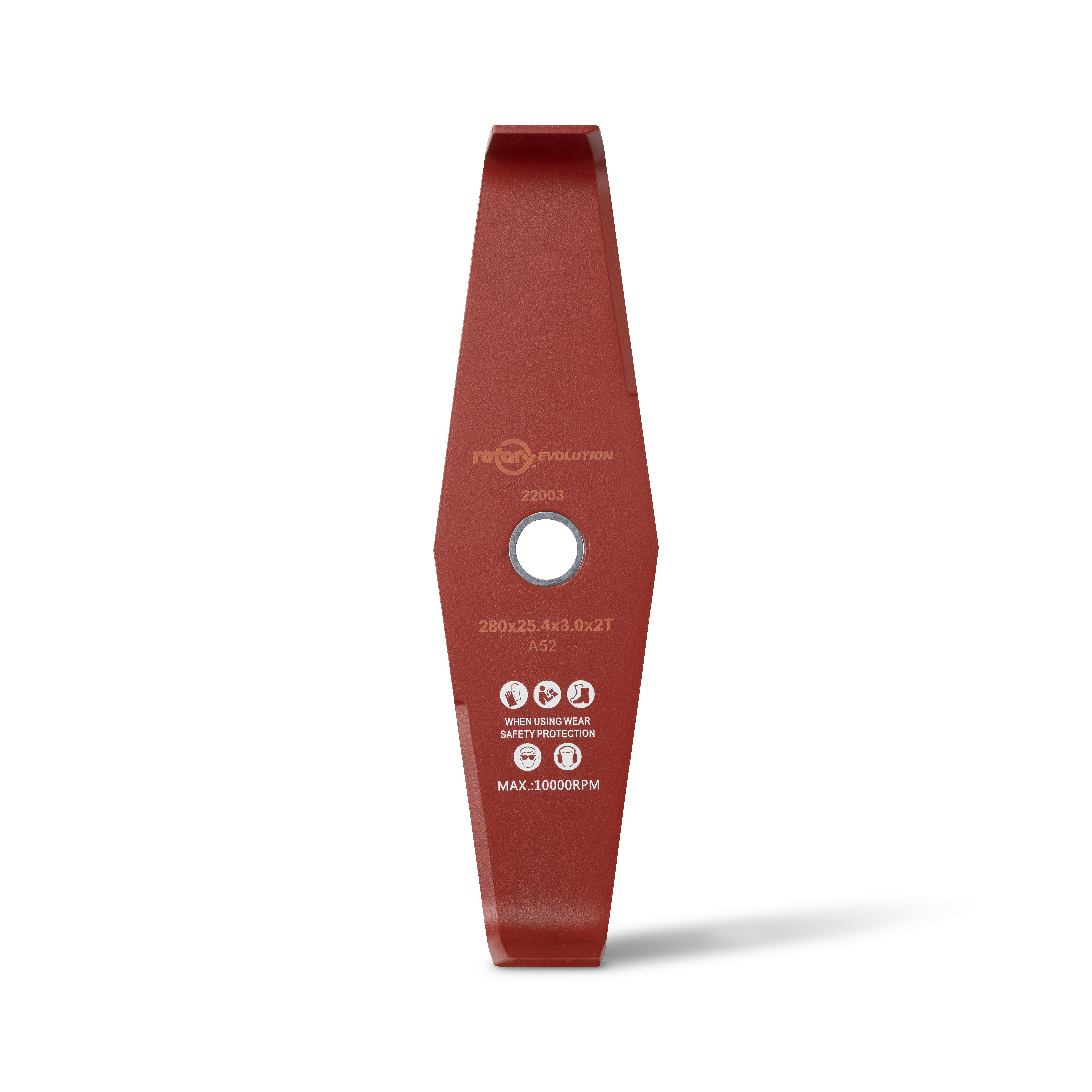 22003-UNIVERSAL BRUSHCUTTER BLADE 2-TOOTHED, 90 DEGREES ANGLED