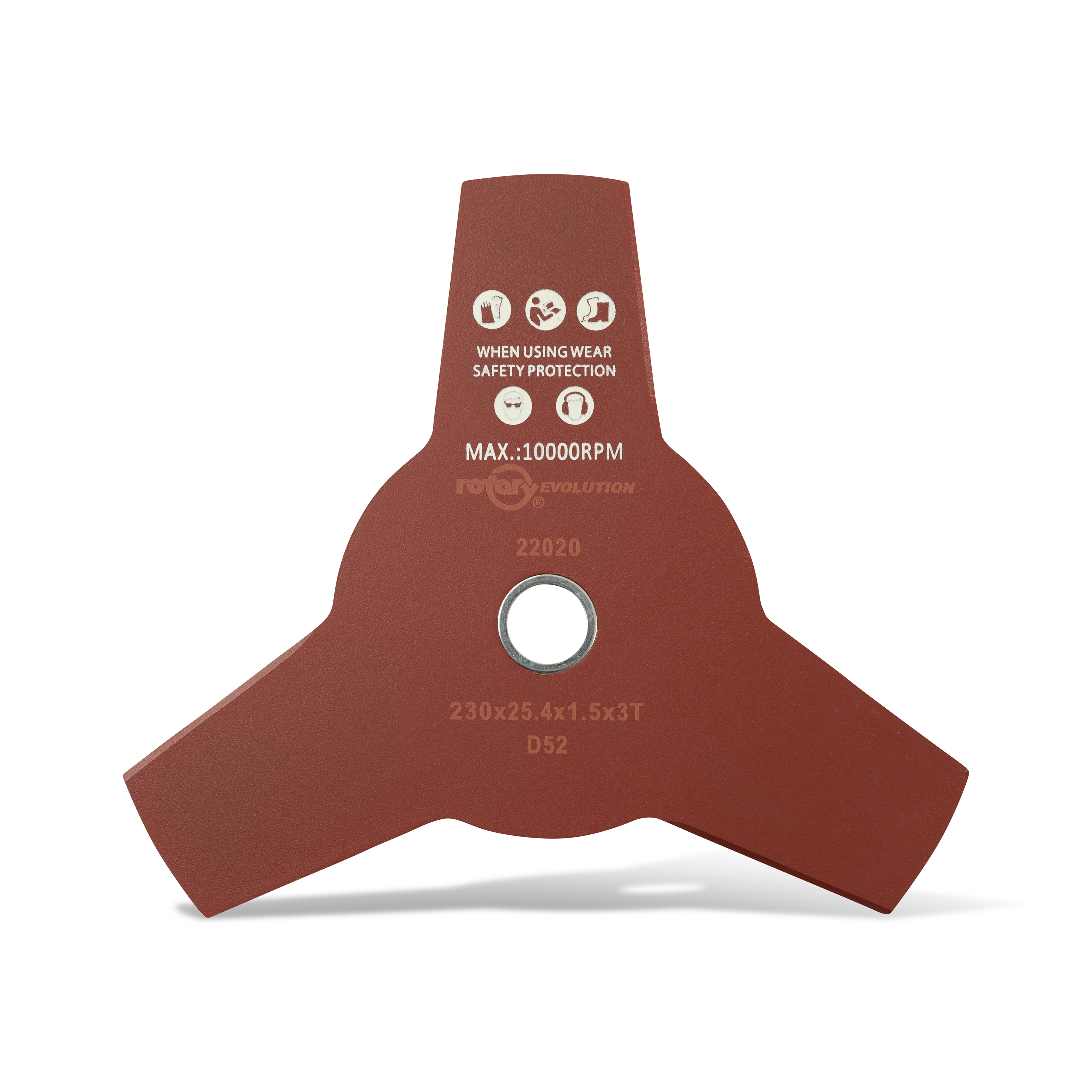 22020-UNIVERSAL BRUSHCUTTER BLADE 3-TOOTHED, FLAT - JAPANESE DESIGN 22020-UNIVERSAL BRUSHCUTTER BLADE 3-TOOTHED, FLAT - JAPANESE DESIGN