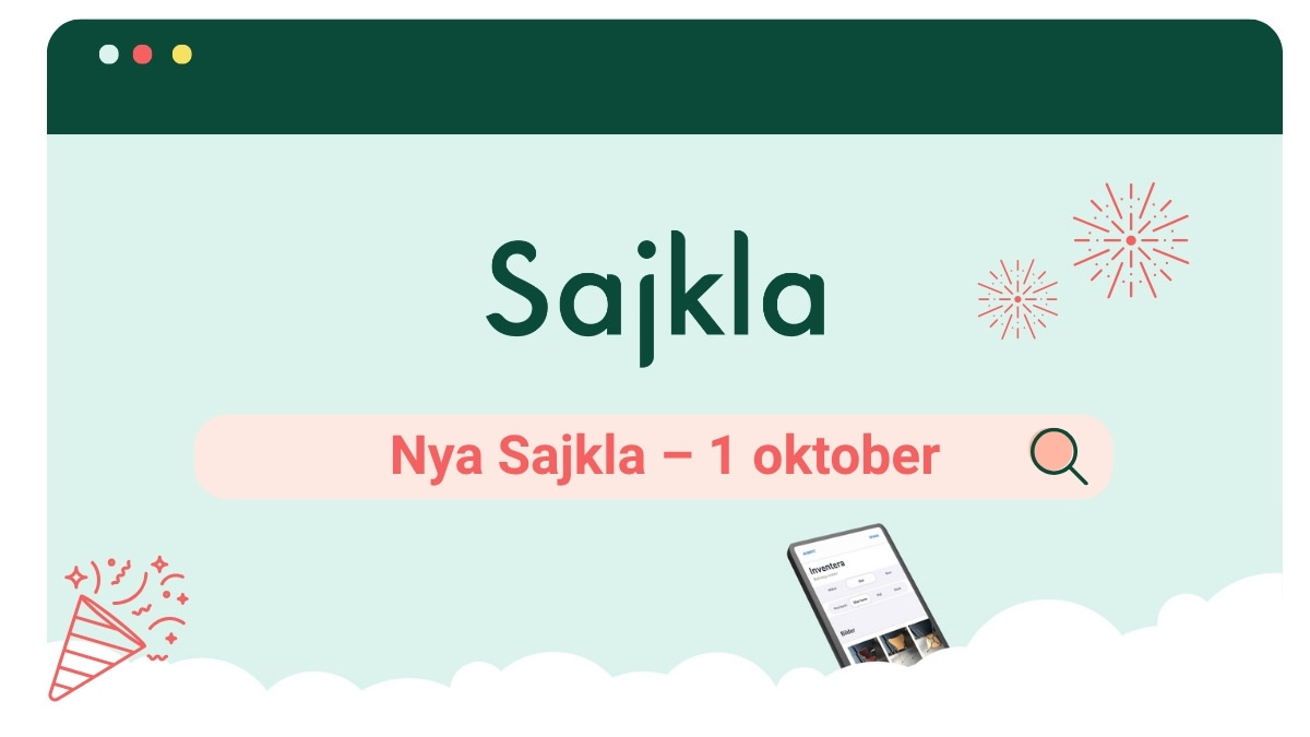 Nya Sajkla – lansering den 1 oktober