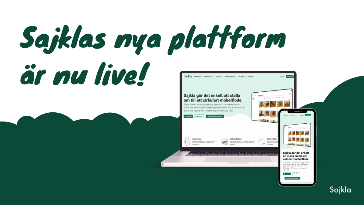 Sajklas nya plattform är nu live!