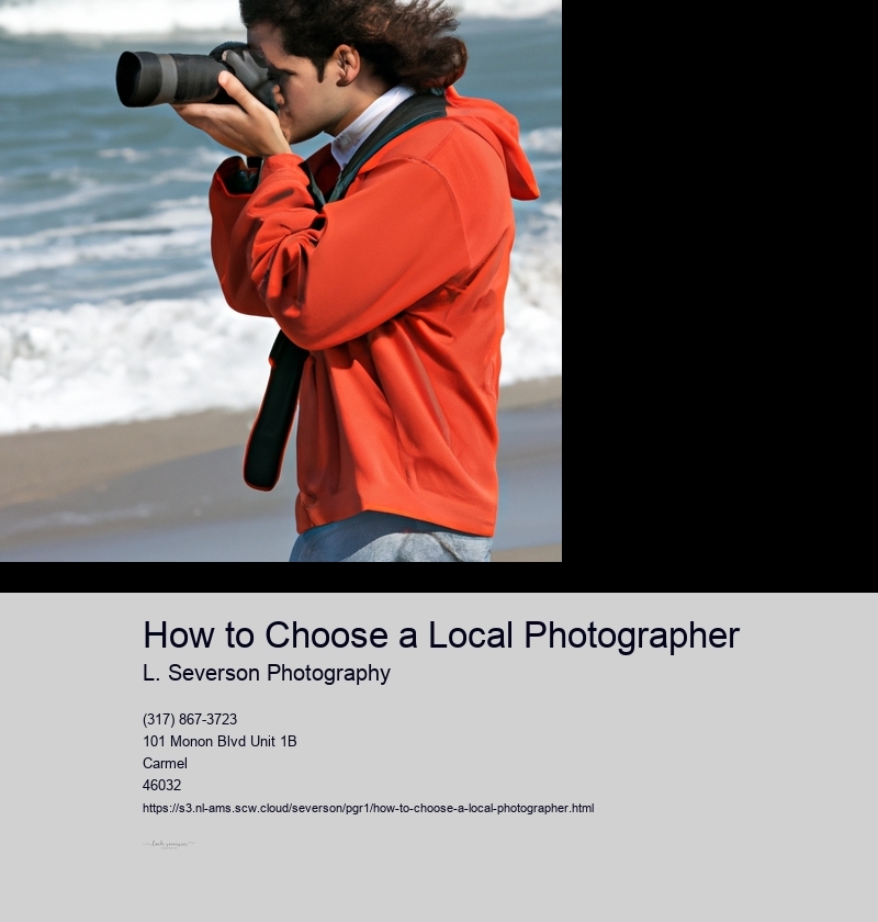How to Choose a Local Photographer