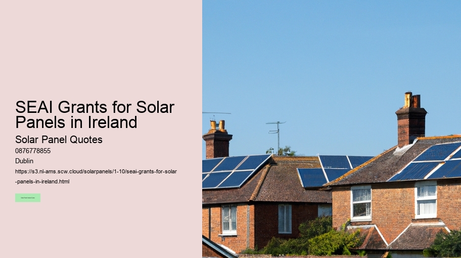 SEAI Grants for Solar Panels in Ireland