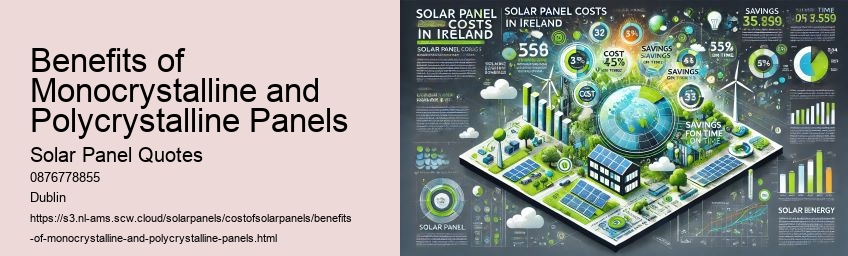 Benefits of Monocrystalline and Polycrystalline Panels