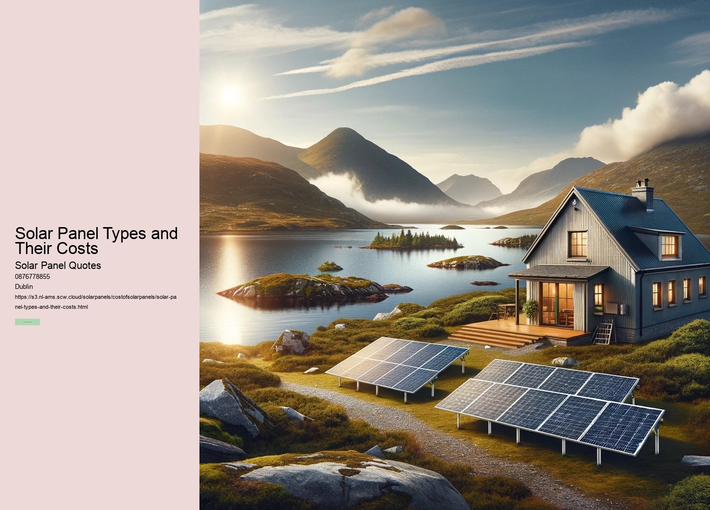 Overview of Solar Panel Costs in Ireland