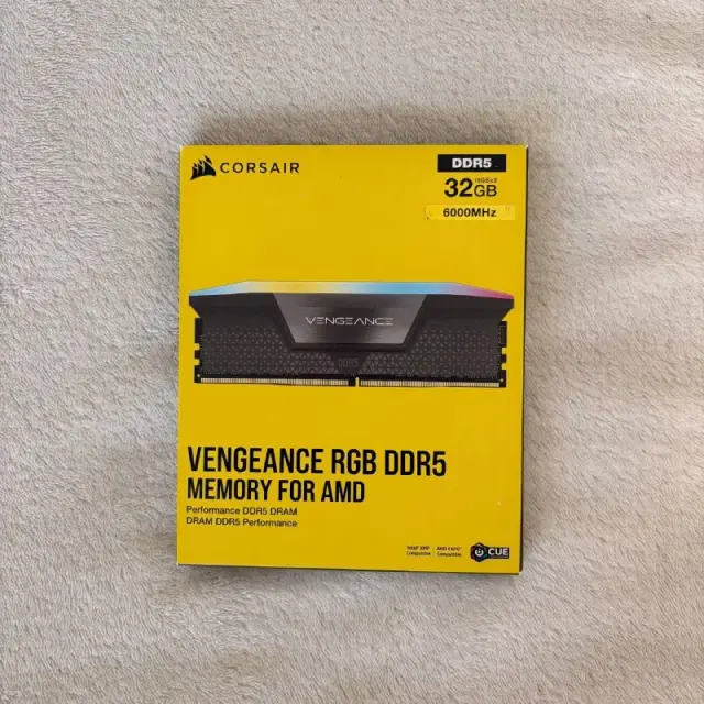 corsair vengeance rgb ddr5 2×16 gb 6000 mhz — 1300 лари — Батуми — 1 300 ₾
