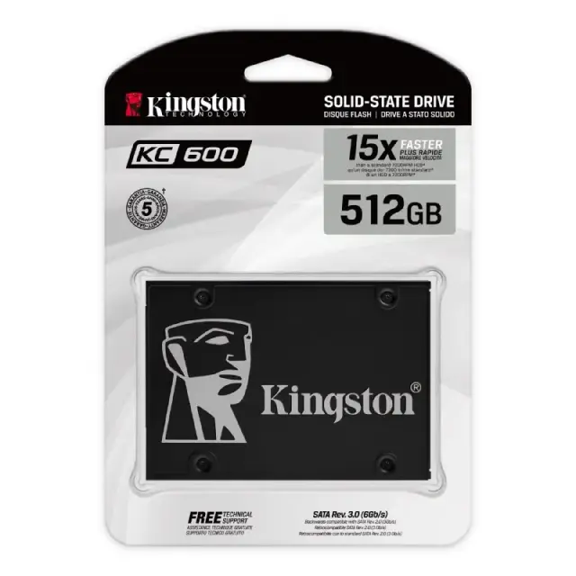 Kingston KC600 512GB SATA SSD — Tbilisi — 240 ₾