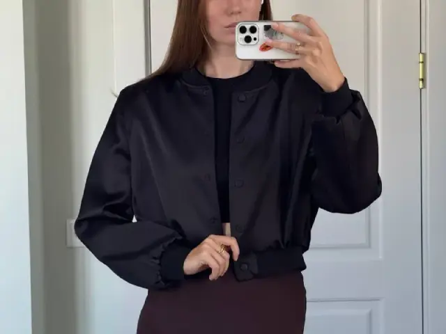 Укороченный бомбер Zara, размер M — Tbilisi — 40 ₾