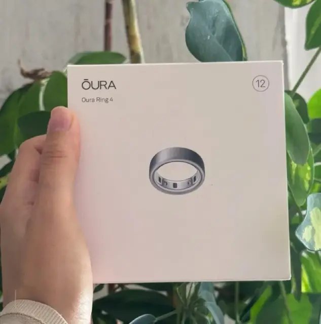 Кольцо Oura Ring 4 новое размер 12 brushed silver — Тбилиси — 310 $