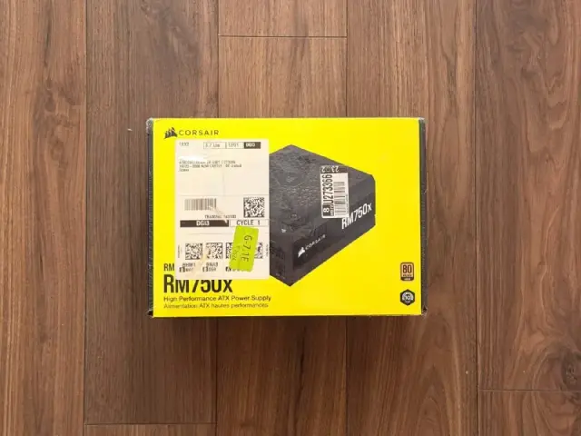 1. Блок питания Corsair RM750x, заказан с USA2GEORGIA, не вскрывался — Tbilisi — 200 ₾