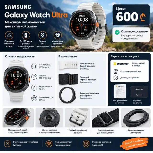 Samsung Galaxy watch ultra — Тбилиси