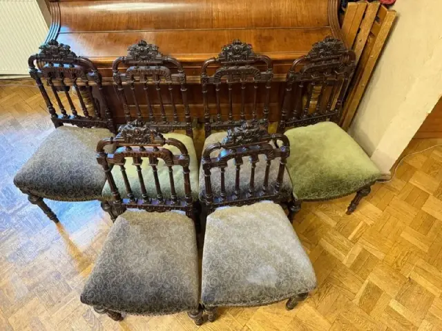 Стулья XIX века из ореха, 6 шт. — Тбилиси — 280 $