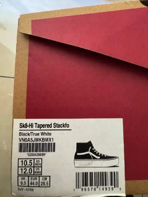 1. Vans Sk8-Hi Tapered Stackform — Батуми — 130 ₾