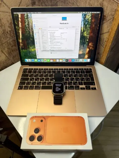 1. MacBook Air 13 M1 8/256gb Gold — Tbilisi — 1,250 ₾