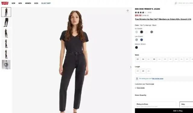levi’s 80s mom jeans, размер 23 самый маленький. Практически не носила, уже не влезаю 😁 — Тбилиси — 70 ₾