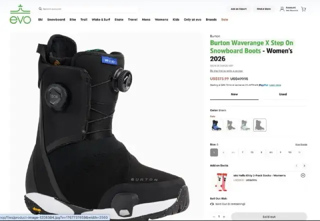 Burton Waverange X Step On Snowboard Boots, размер 7.5. Новые в коробке, покупались в подарок, не по — Тбилиси — 900 ₾