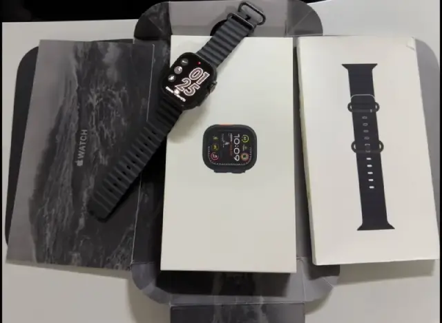 Apple Watch Ultra 2 (черные). Идеальное состояние. Полный комплект. Состояние аккумулятора — 97%. Це — Батуми — 1 250 ₾