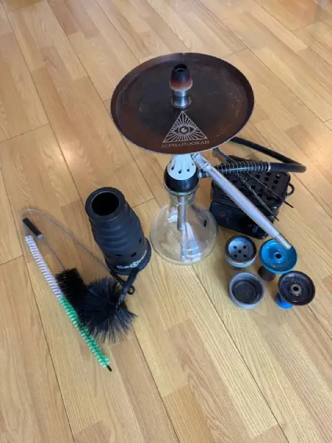 Alpha Hookah, с чашами, плиткой, калаудом, колпаком и щетками — Batumi — 120 ₾