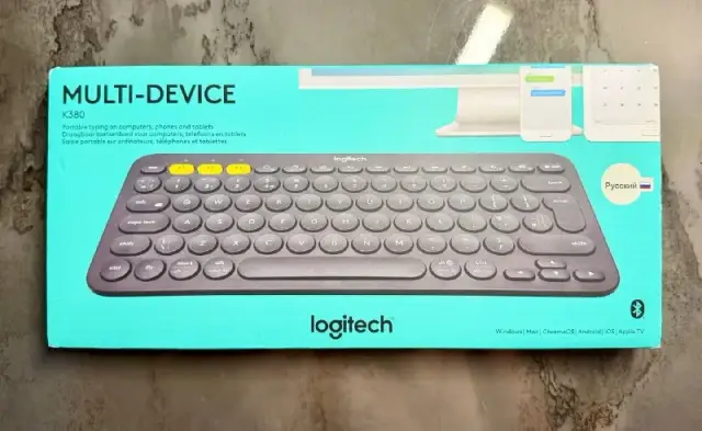 Logitech K380, которая подключается по Bluetooth одновременно к трём разным устройствам. — Батуми — 149 ₾