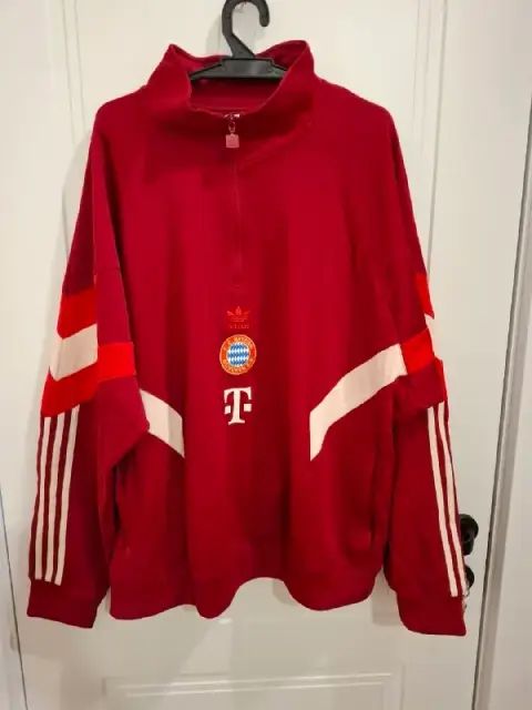 adidas FC Bayern OG Half-Zip / ретро олимпийка | Size XXL–3XL | 125 ₾ — Тбилиси — 125 ₾