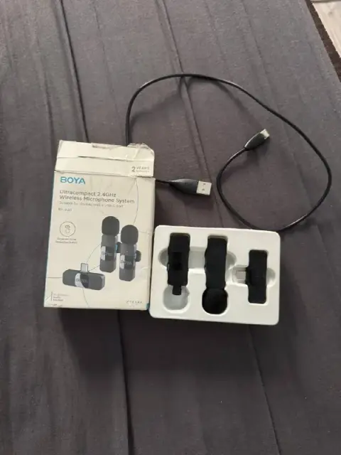 1. Петлички boya by-v20 type-c, работает отлично, единственное потеряла насадку на одну петличку, мо — Тбилиси — 80 ₾
